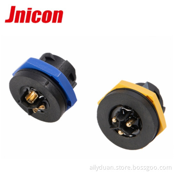 Multi color M19 Panel mounting outdoor waterproof cable connector